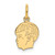 14k .011 Depth Engravable Boy Head Charm - XM-A18258AE-5911