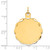 14k .011 Gauge Engravable Scalloped Disc Charm - XM-D08BCE8C-4289
