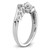 14k White Gold 1/2 carat Lab Grown Diamond VS/SI+ G+ Complete Fashion Ring - RM-B12B341F-8324