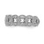14k White Gold 1/2 carat Lab Grown Diamond VS/SI+ G+ Complete Link Band