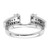 14k White Gold 1/2 carat Lab Grown Diamond VS/SI+ G+ Complete Ring Wrap - RM-08EE4E0C-7444