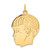 14k .013 Depth Engravable Boy Head Charm - XM-F6B21DE8-5776
