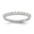 14k White Gold 1/2 carat Lab Grown Diamond VS/SI+ G+ Complete Wedding Band - RM-16A0BBC2-7259