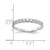 14k White Gold 1/2 carat Lab Grown Diamond VS/SI+ G+ Complete Wedding Band - RM-44926758-3633