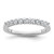 14k White Gold 1/2 carat Lab Grown Diamond VS/SI+ G+ Complete Wedding Band - RM-BDBB6E65-9119