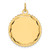 14k .013 Gauge Engravable Scalloped Disc Charm - XM-226120DF-6077