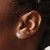 14k White Gold 1/2 ctw Lab Grown Diamond VS/SI+ G+ Round 4 Prong Heavy Wt. Stud Earrings