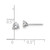 14k White Gold 1/2 ctw Lab Grown Diamond VS+ F+ Round 3 Prong Heavy Wt. Stud Earrings - EM-D4B5799D-9601