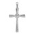 14k White Gold 1/20ct. Diamond Cross Pendant - PM-349BA8E2-7587