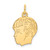14k .018 Depth Engravable Boy Head Charm - XM-8A09A26F-4289