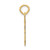 14k .018 Depth Engravable Girl Charm - XM-00439FCF-8138
