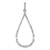 14k White Gold 1/2ct. Diamond Teardrop Pendant - PM-4FECB789-5059