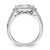 14k White Gold 1/3 carat Lab Grown Diamond VS/SI+ G+ 1 carat Center East-West Marquise Semi Mount Engagement Ring