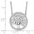 14k White Gold 1/3 carat Lab Grown Diamond VS/SI+ G+ Complete 18 inch Tree of Life Necklace