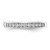 14k White Gold 1/3 carat Lab Grown Diamond VS/SI+ G+ Complete Channel Set Band