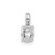 14k White Gold 1/3 carat Lab Grown Diamond VS/SI+ G+ Complete Oval Solitaire Pendant