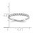 14k White Gold 1/3 carat Lab Grown Diamond VS/SI+ G+ Complete Wedding Band - RM-423A8049-1502