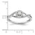 14k White Gold 1/4 carat Lab Grown Diamond VS/SI+ G+ Complete Round Halo Engagement Ring