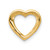 14k .01ct. Diamond Heart Chain Slide