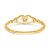 14k .01ct. Diamond Heart Ring Mounting