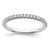 14k White Gold 1/4 carat Lab Grown Diamond VS/SI+ G+ Complete Wedding Band - RM-D29671BC-7798