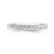 14k White Gold 1/4 carat Lab Grown Diamond VS/SI+ G+ Eleven Stone Complete Channel Set Band