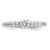 14k White Gold 1/4 carat Lab Grown Diamond VS/SI+ G+ Semi Mount Peg Set Engagement Ring - RM-80023A61-5640