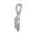 14k White Gold 1/4ct. Diamond Cluster Pendant - PM-20402A1A-1072
