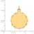 14k .035 Gauge Engravable Scalloped Disc Charm - XM-2D7D3067-5814