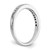 14k White Gold 1/5 carat Lab Grown Diamond VS/SI+ G+ Complete Band
