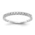 14k White Gold 1/5 carat Lab Grown Diamond VS/SI+ G+ Complete Wedding Band - RM-3C59EFAA-7227