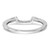 14k White Gold 1/5 carat Lab Grown Diamond VS/SI+ G+ Complete Wedding Band - RM-6A12F249-5971