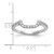 14k White Gold 1/5 carat Lab Grown Diamond VS/SI+ G+ Complete Wedding Band - RM-6A12F249-5971
