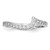 14k White Gold 1/5 carat Lab Grown Diamond VS/SI+ G+ Complete Wedding Band - RM-BA4735CD-8987