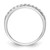 14k White Gold 1/5 carat Lab Grown Diamond VS/SI+ G+ Complete Wedding Band - RM-DB817791-8365