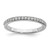 14k White Gold 1/5 carat Lab Grown Diamond VS/SI+ G+ Complete Wedding Band - RM-DEF201B6-1353