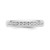 14k White Gold 1/5 carat Lab Grown Diamond VS/SI+ G+ Nine Stone Complete Fashion band - RM-3F91A3E4-3536