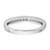 14k White Gold 1/6 carat Lab Grown Diamond VS/SI+ G+ Complete Size 9 Wedding Band - RM-61A54789-2097