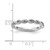 14k White Gold 1/6 carat Lab Grown Diamond VS/SI+ G+ Complete Wedding Band - RM-E6BE030E-5532