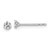 14k White Gold 1/6 ctw Lab Grown Diamond VS/SI+ G+ Round 3 Prong Heavy Wt. Stud Earrings