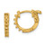 14K .42ct  12-2.0mm Round Hoop w/ Safety Clasp Earring Mountings