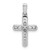 14k White Gold 1/6ct. Diamond Latin Cross Pendant - PM-CC51339A-3358