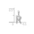14k White Gold 1/8 carat Lab Grown Diamond VS/SI+ G+ Complete Letter R Initial Pendant