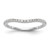 14k White Gold 1/8 carat Lab Grown Diamond VS/SI+ G+ Complete Wedding Band - RM-26620A86-9482