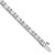 14k White Gold 10 carat Lab Grown Diamond VS/SI+ G+ Complete Emerald and Round Tennis Bracelet