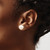 14k White Gold 10-11mm White Round Freshwater Cultured Pearl Stud Post Earrings