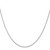 14K White Gold 13 inch .75mm Cable with Spring Ring Clasp Pendant Chain