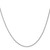 14K White Gold 16 inch .85mm Spiga with Lobster Clasp Chain