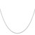 14K White Gold 16 inch .8mm Diamond-cut Parisian Wheat with Lobster Clasp Chain