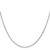 14K White Gold 16 inch .95mm Diamond-cut Cable with Lobster Clasp Chain
